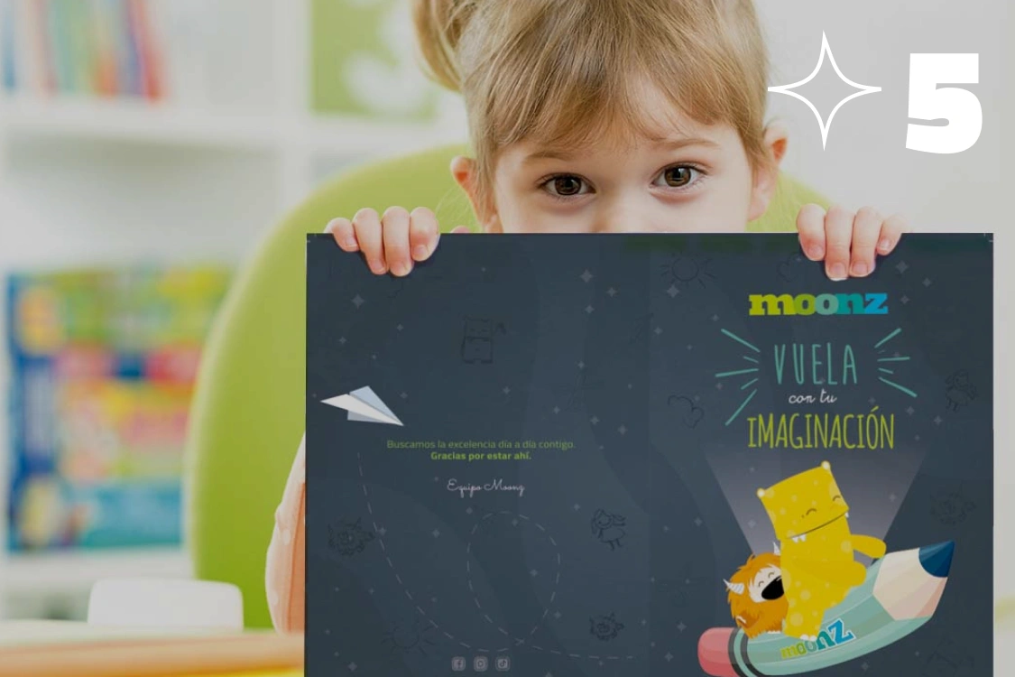 Tu hijo llegará a Moonz y tendrá muy claro qué hacer (pintar, jugar, merendar, estar con otros niños…). Mientras tanto, tú podrás tomarte un café tranquilamente, hacer una llamada o responder ese email que llevas todo el día posponiendo por falta de tiempo.